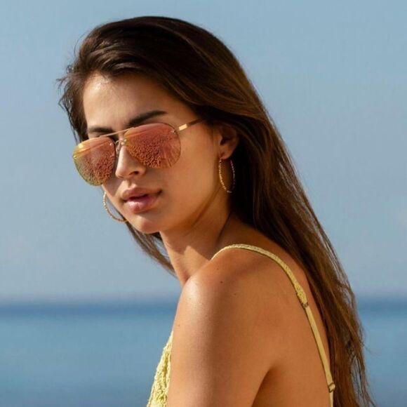 Foster Grant Daya Aviator Sunglasses (D8) - Picture 1 of 8